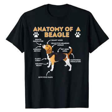 Anatomy of A Beagle - Funny Beagle Dog Lover T-Shirt