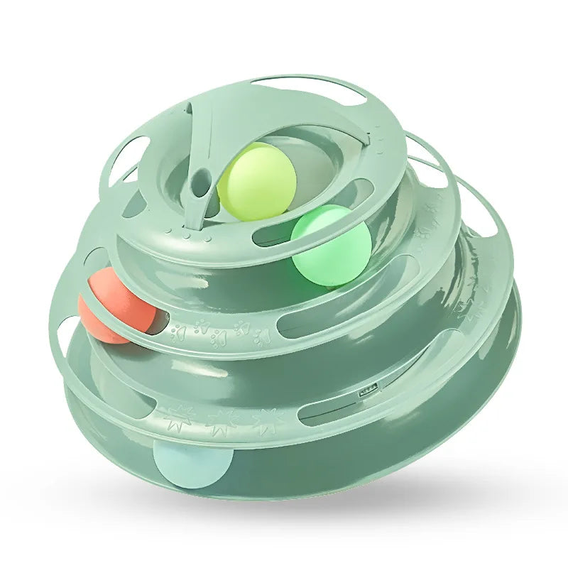 Interactive Cat Toy With Four-Layer